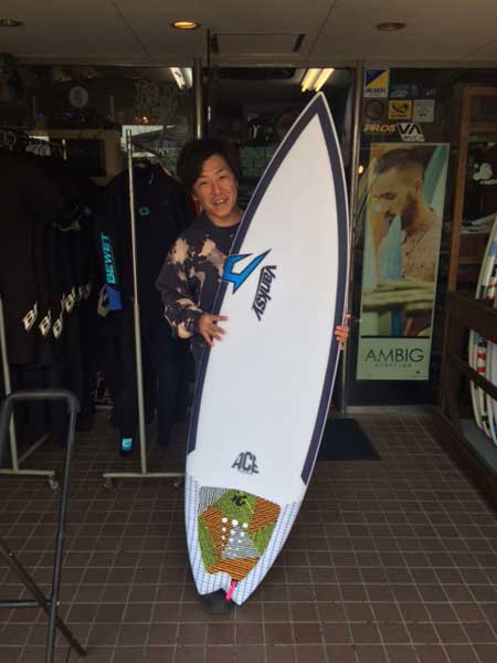 JUSTICE surfboard THE ACE 50/50