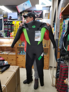 ウェットスーツ　セミドライ　ビーウェット　オーシャン