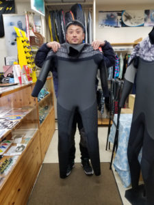 ウェットスーツ　セミドライスーツ　セイバークロス　シェル　