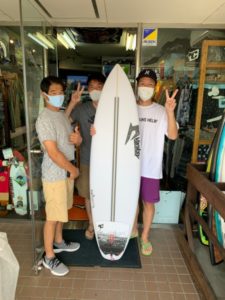 サーフボード　ジャスティス　ヴァンクシーシェイプ　アフロディーテ