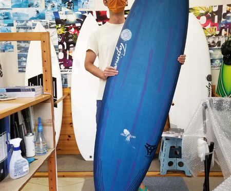 サーフボード　ジャスティス　グリーンイグアナ　ロッドフレックス