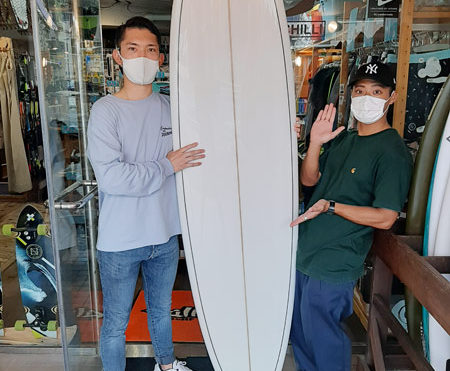 上達サーフボード