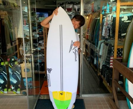 サーフボード　ジャスティス　タジマシェイプ ホーキー　ロッドフレックス