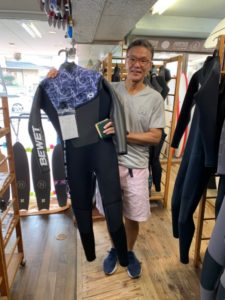 ウェットスーツ　BEWET　フリーショルダー　セミドライ