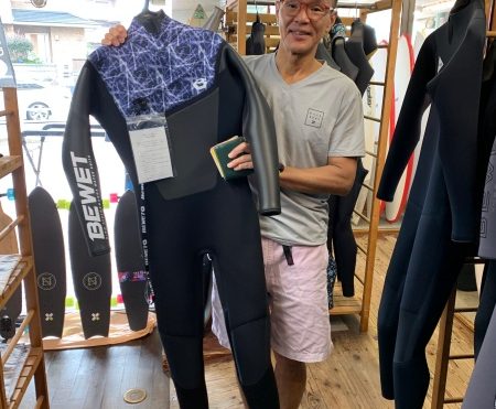 ウェットスーツ　BEWET　フリーショルダー　セミドライ