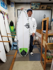 サーフボード　ジャスティス　コンポラ　エポキシラミネート