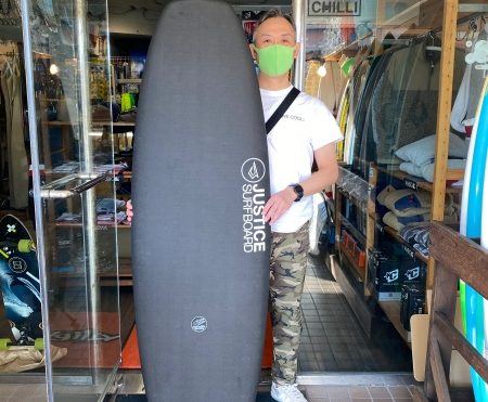 サーフボード　ジャスティス　バラクーダプライム　クロコダイルスキン