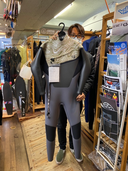 ウェットスーツ BEWET フリーショルダー セミドライ