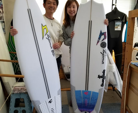 サーフボード　ジャスティス　スパイシーバラクーダ　エイティーズ