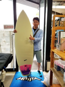 サーフボード　ジャスティス　フレックスフライ　エイティーズ