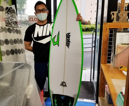 サーフボード　ジャスティス　エース