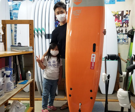 サーフボード　スポンジボード　初心者ボード