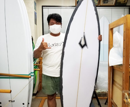 サーフボード　ジャスティス　８０s