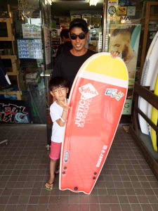 JUSTICE surfboard softeck ROCKET model