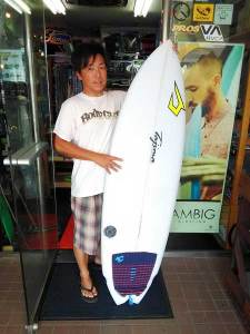JUSTICE surf board HAWKEY model
