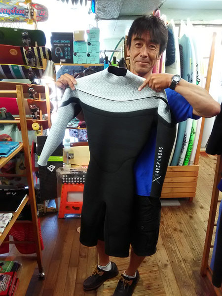 ウェットスーツ　セイバークロス　シェル　ロンスプ