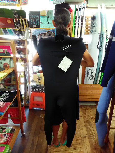 ウェットスーツ　レボ　キラー限定　フロントジップ　フルスーツ