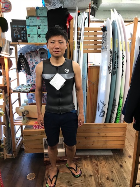 ウェットスーツ　セヴン　ベスト　ラバー　