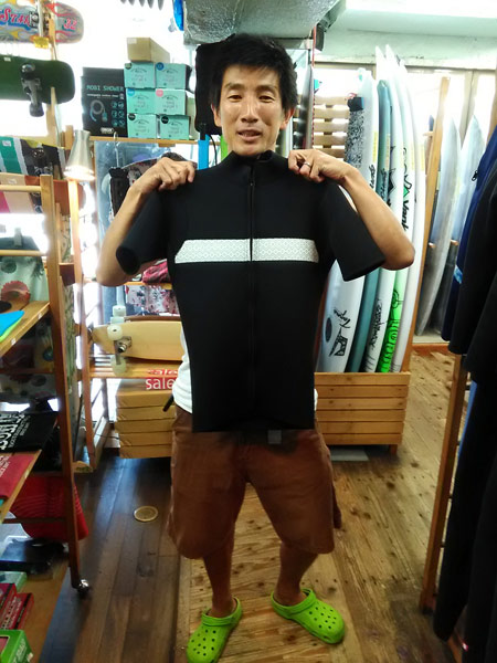 ウエットスーツ　夏用　セイバークロス　ハーフタッパ