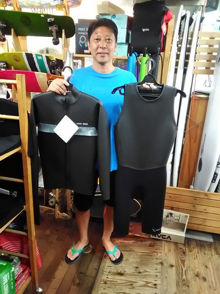 ウエットスーツ　夏用　フロントジップジャケット　ショートジョン