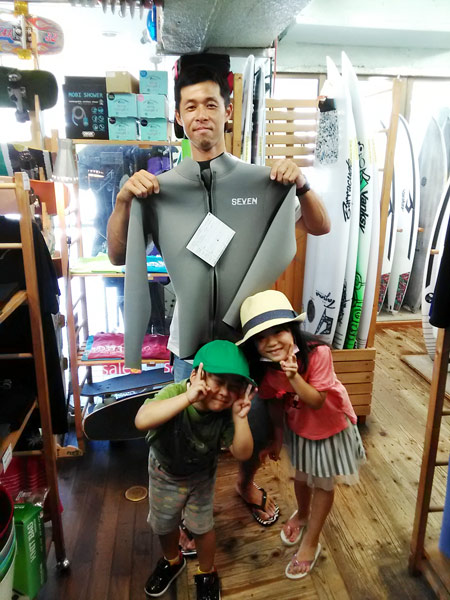 ウエットスーツ SEVEN フロントジップロングタッパー