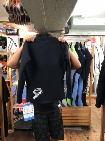 ウェットスーツ　BEWET ロングタッパー　1.5mm