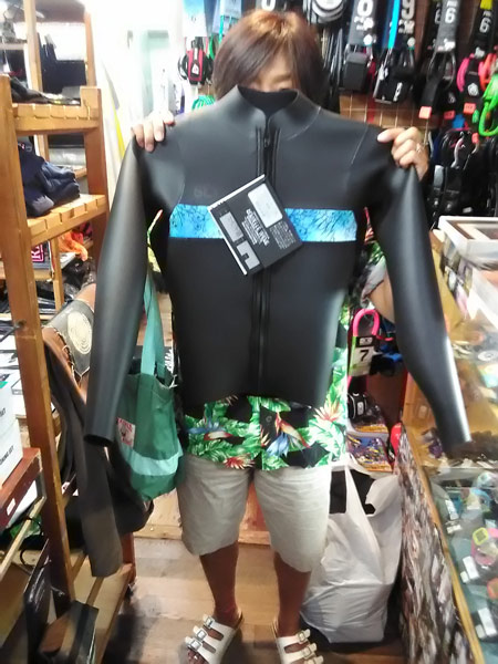 ウエットスーツ　フロントジップロングジャケット　SEVEN