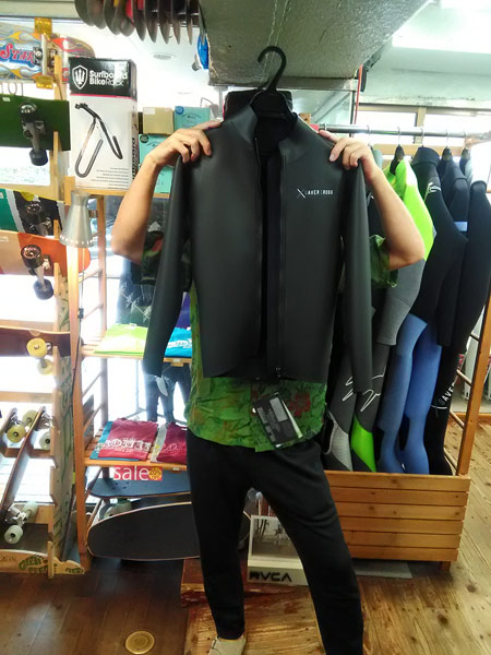 ウエットスーツ　SAVER CROSS　フロントジップジャケット