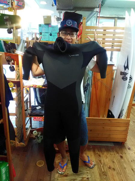 ウエットスーツ　セミドライ　SAVER CROSS