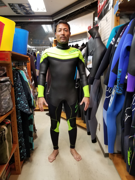 ウェットスーツ　セミドライ　セイバークロス　シェル