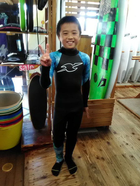 ウエットスーツ　KID'S用　セミドライ　SAVER CROSS