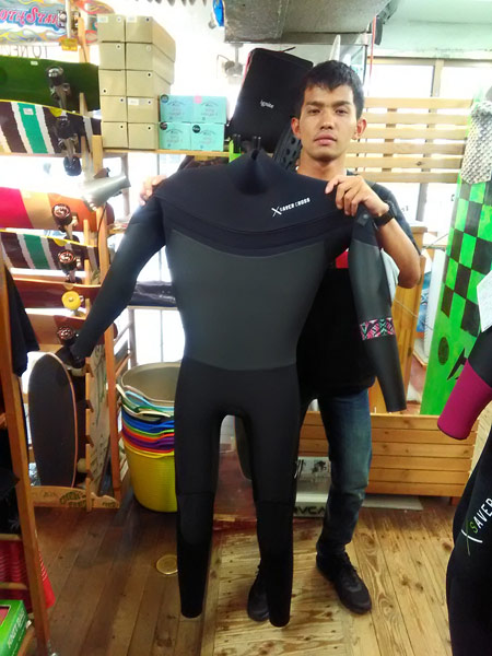 ウエットスーツ　SHELL セミドライ