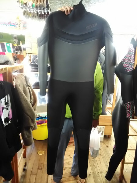 ウエットスーツ　セミドライ　SHELL 　SEVEN