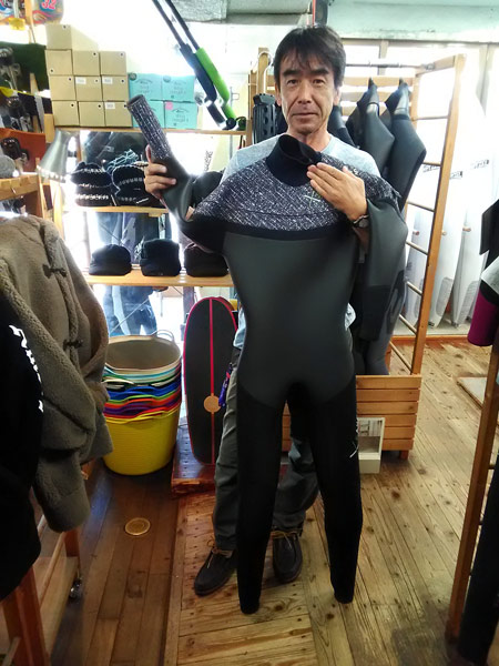 ウエットスーツ　セミドライ　SAVER CROSS