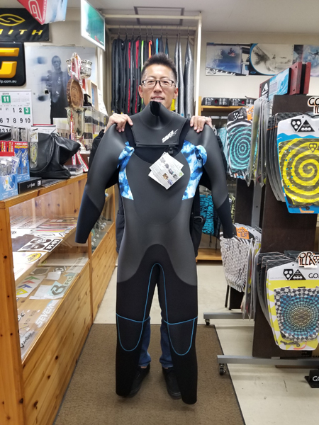 ウェットスーツ　セミドライ　セイバークロス　ウィンターリミテッド　フロントジップ