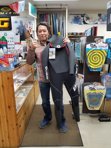 ウェットスーツ　セミドライ　ビーウェット　キラー限定　プレイヤー