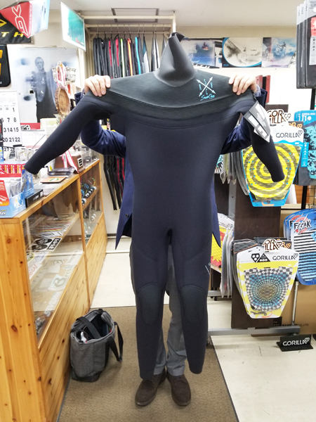 ウェットスーツ　セミドライ　セイバークロス　シェル　ギガヒートプラス