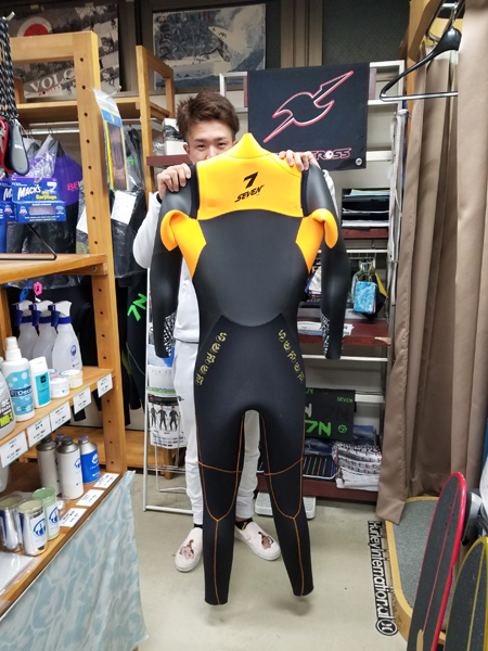 ウェットスーツ　セミドライ　セブン　ウィンターリミテッド