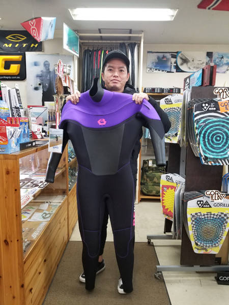 ウェットスーツ　セミドライ　ビーウェット　インフィニティー