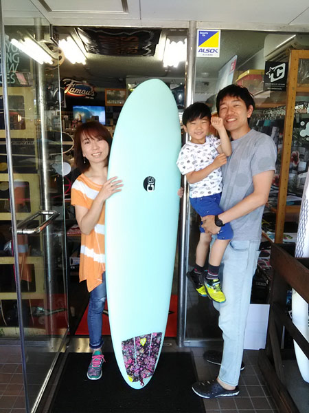 上達サーフボード