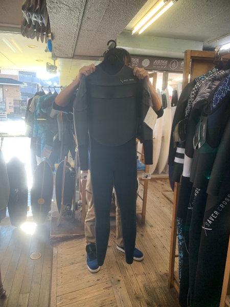 ウェットスーツ セイバークロス シェル　セミドライ ギガヒートプラス　２mm