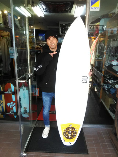 最短上達サーフボード