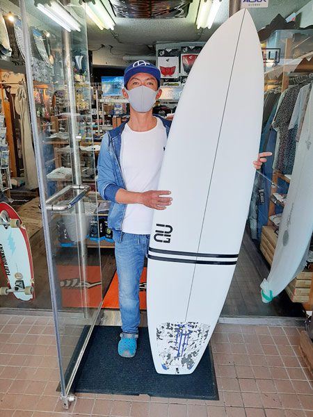 最短上達サーフボード