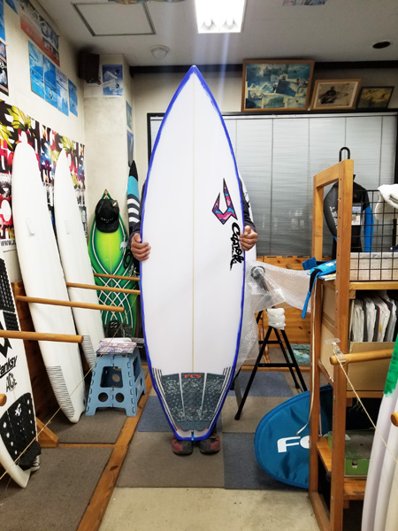 サーフボード　ジャスティス　スタンプ　キャロル