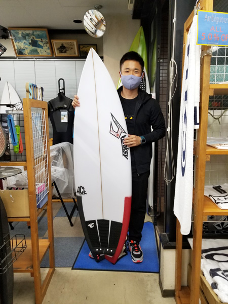 サーフボード　ジャスティス　エース