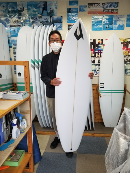 サーフボード　ジャスティス　エイティーズ