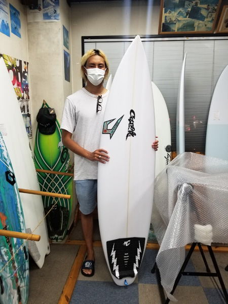 サーフボード　ジャスティス　キャロル